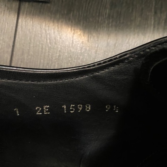 Prada Black Brushed Leather Derby Shoes Size 10.5 NWT - Picture 12 of 13